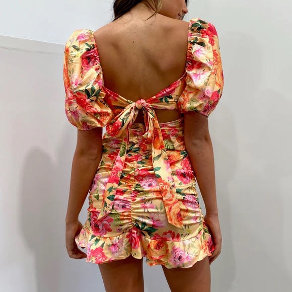 BRAND NEW For Love and Lemons Versilla Mini Dress - Picture 9 of 10